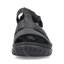Rieker Sandals & Sandals-Women'S Strappy Sandals Glossy Black