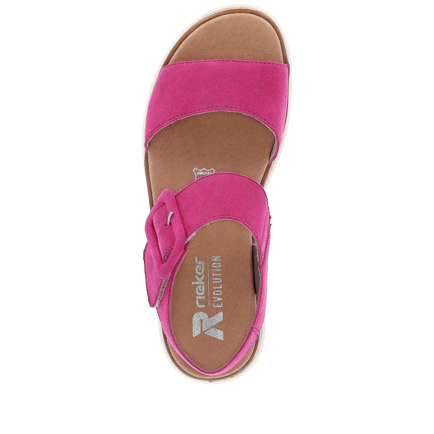Rieker Colorful Styles-Women'S Strappy Sandals Magenta