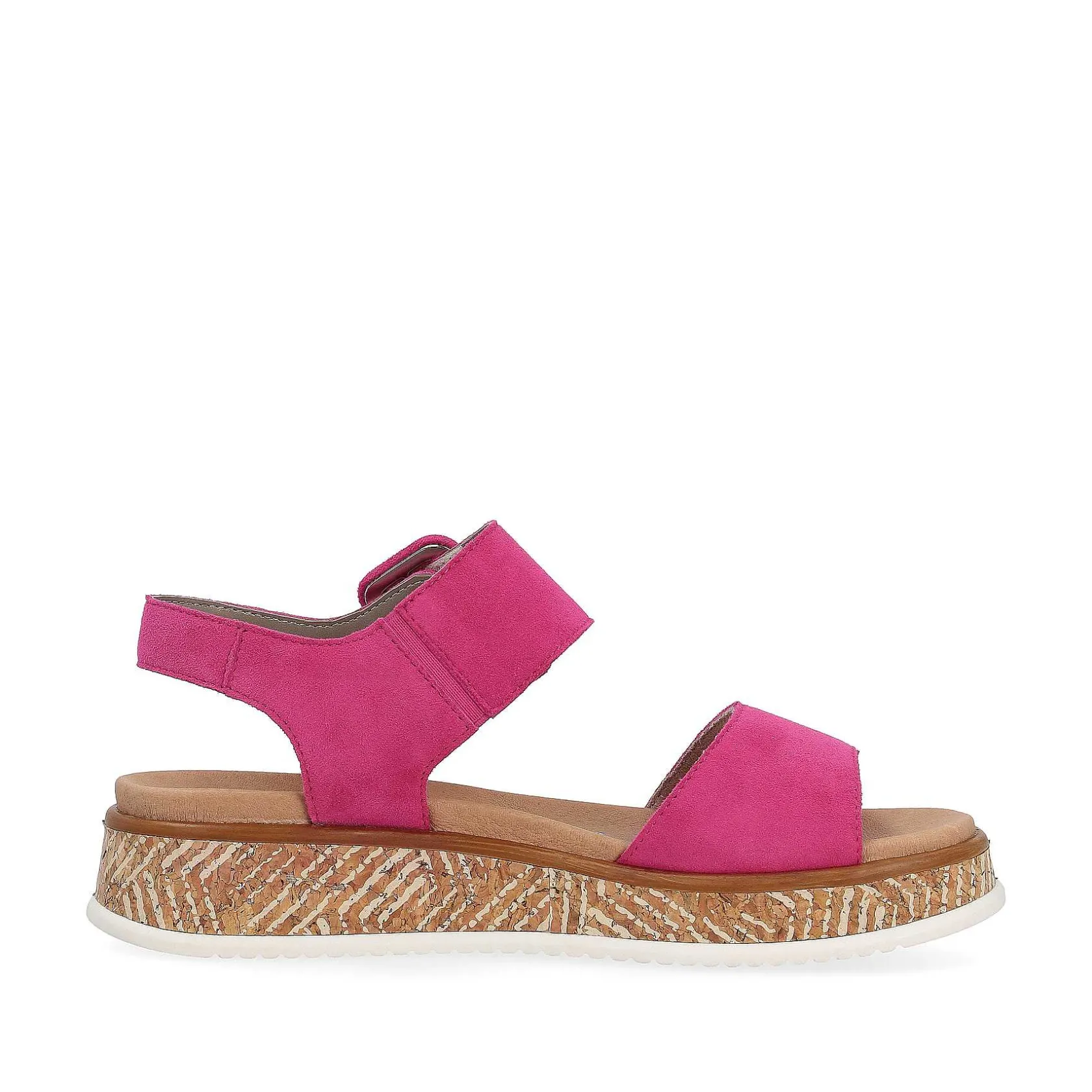 Rieker Colorful Styles-Women'S Strappy Sandals Magenta