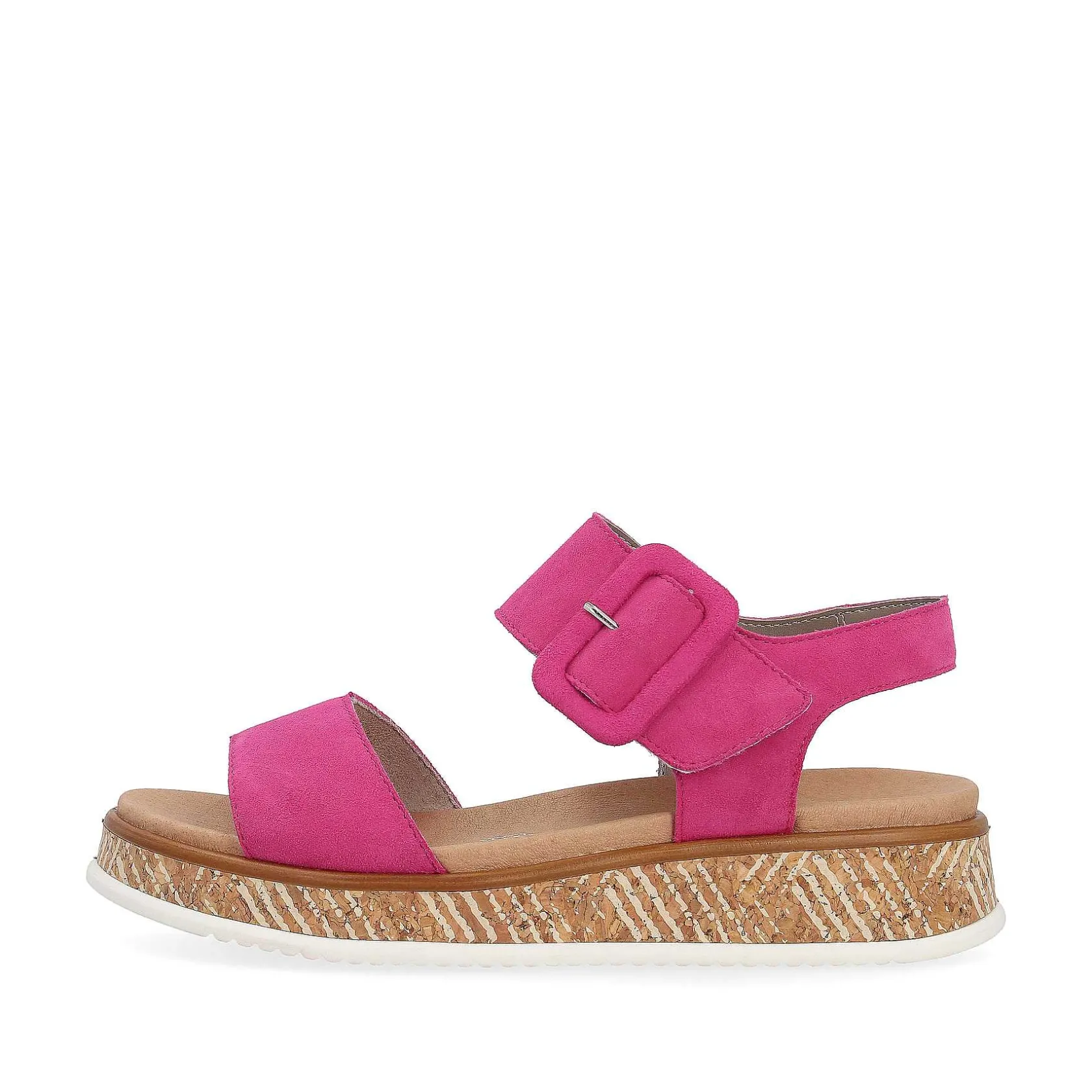 Rieker Colorful Styles-Women'S Strappy Sandals Magenta