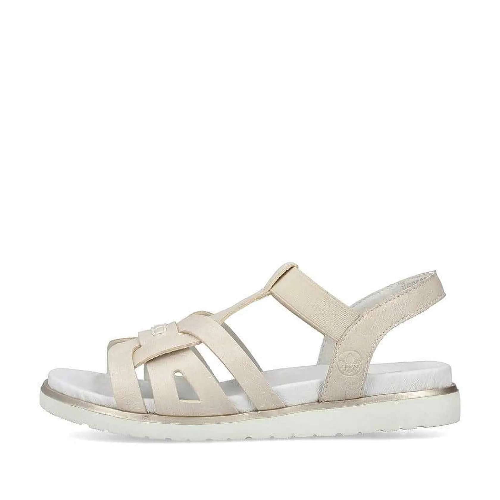 Rieker Sandals & Sandals-Women'S Strappy Sandals Pearl White