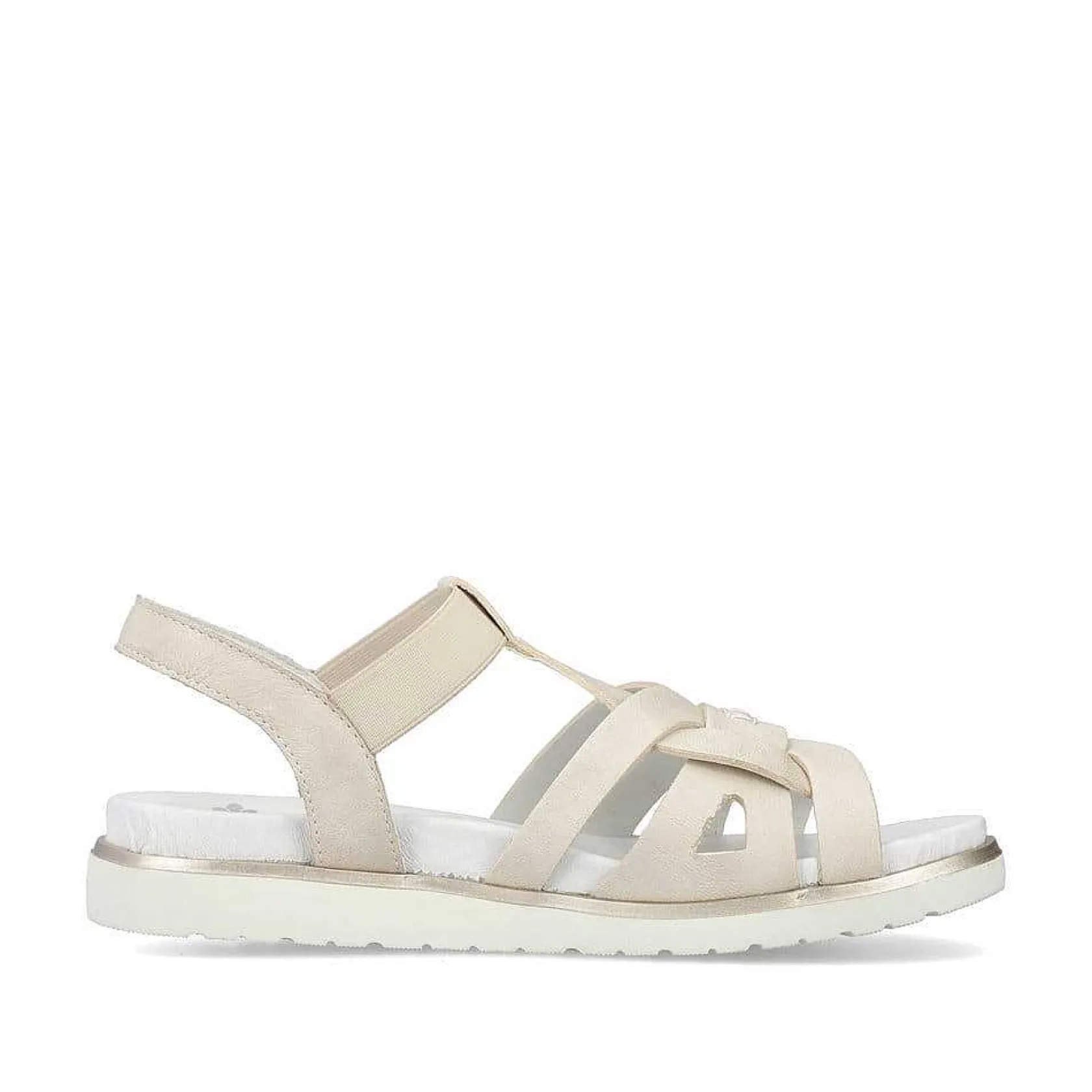Rieker Sandals & Sandals-Women'S Strappy Sandals Pearl White
