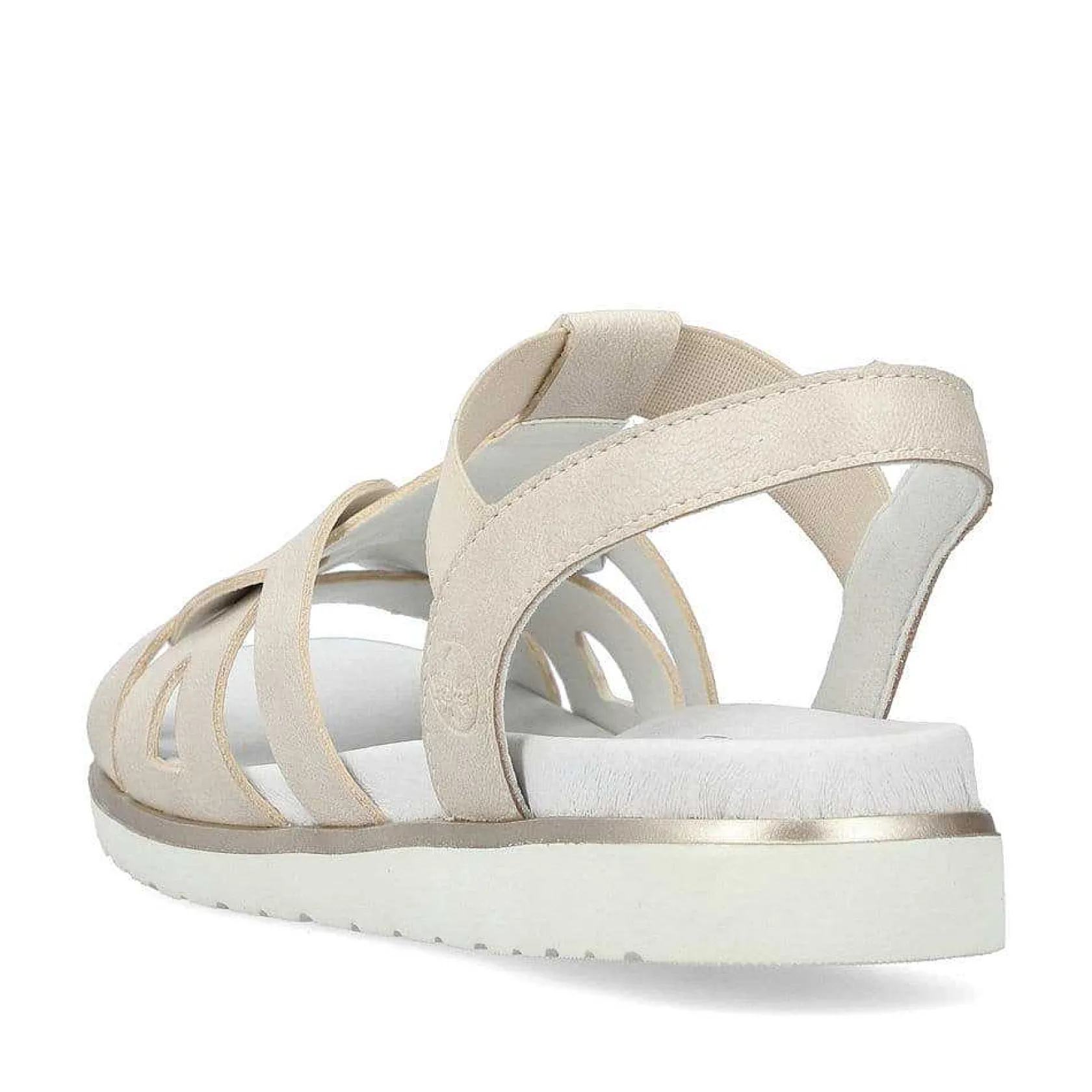 Rieker Sandals & Sandals-Women'S Strappy Sandals Pearl White