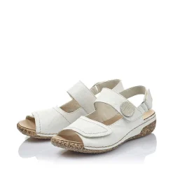 Rieker Sandals & Sandals-Women'S Strappy Sandals Pure White