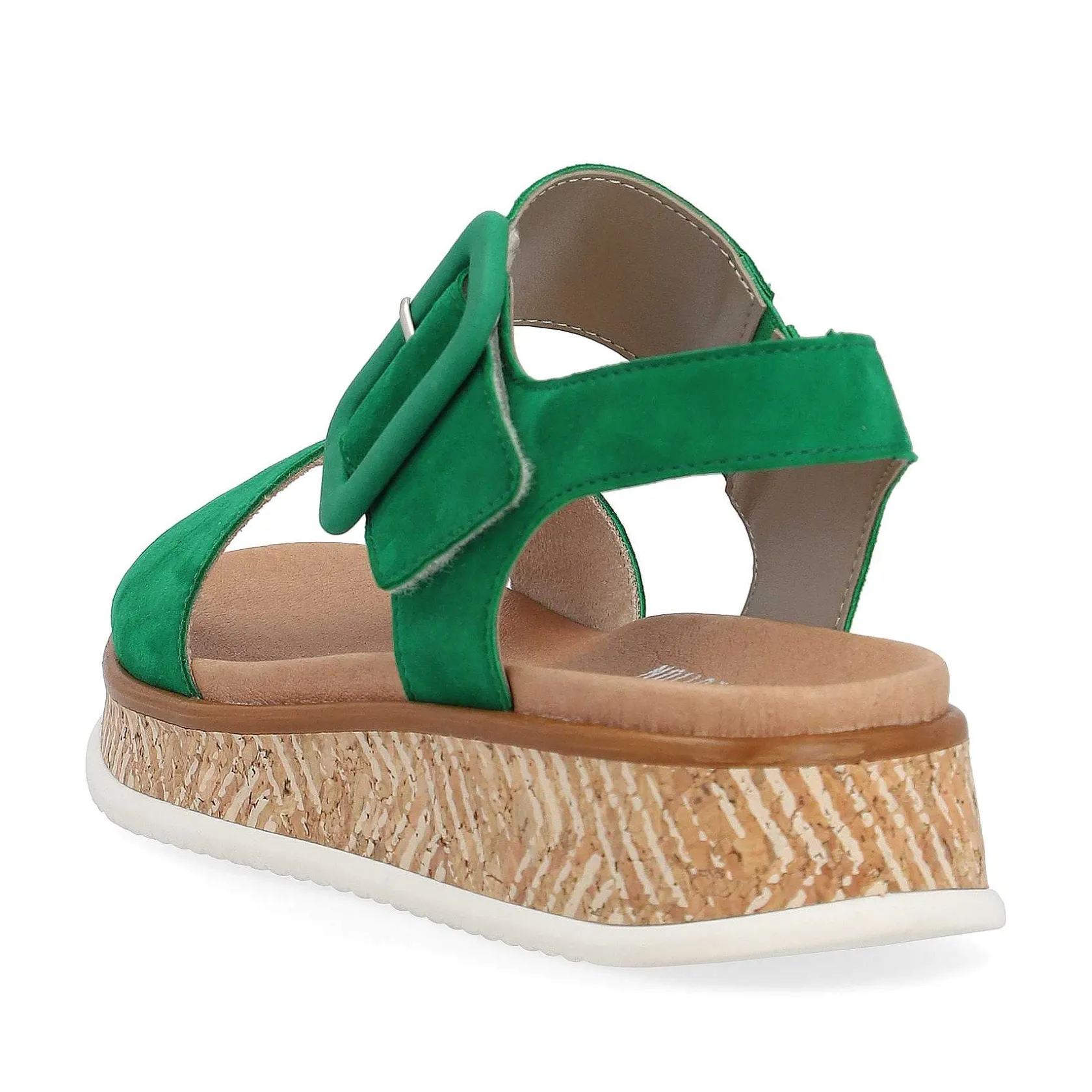 Rieker Colorful Styles-Women'S Strappy Sandals Emerald Green