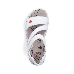 Rieker Colorful Styles-Women'S Strappy Sandals Lily White