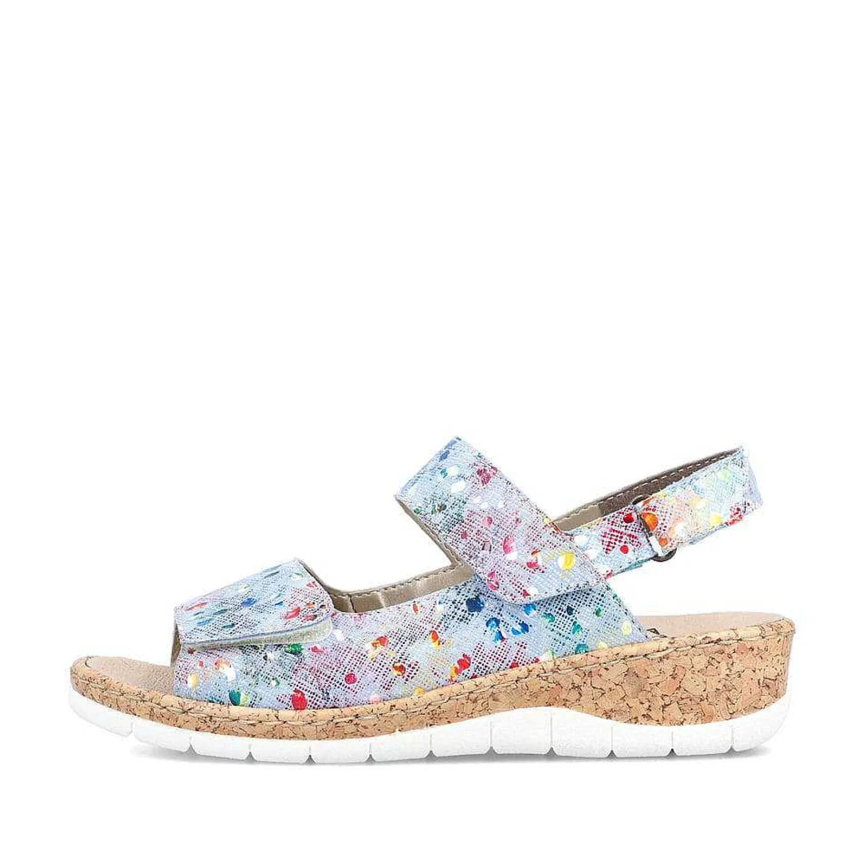 Rieker Colorful Styles-Women'S Strappy Sandals Multi