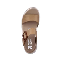 Rieker Sandals & Sandals-Women'S Strappy Sandals Clay Beige