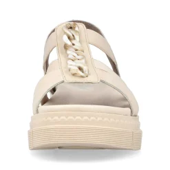 Rieker Vegan-Women'S Strappy Sandals Light Beige