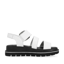 Rieker Sandals & Sandals-Women'S Strappy Sandals Pearl White