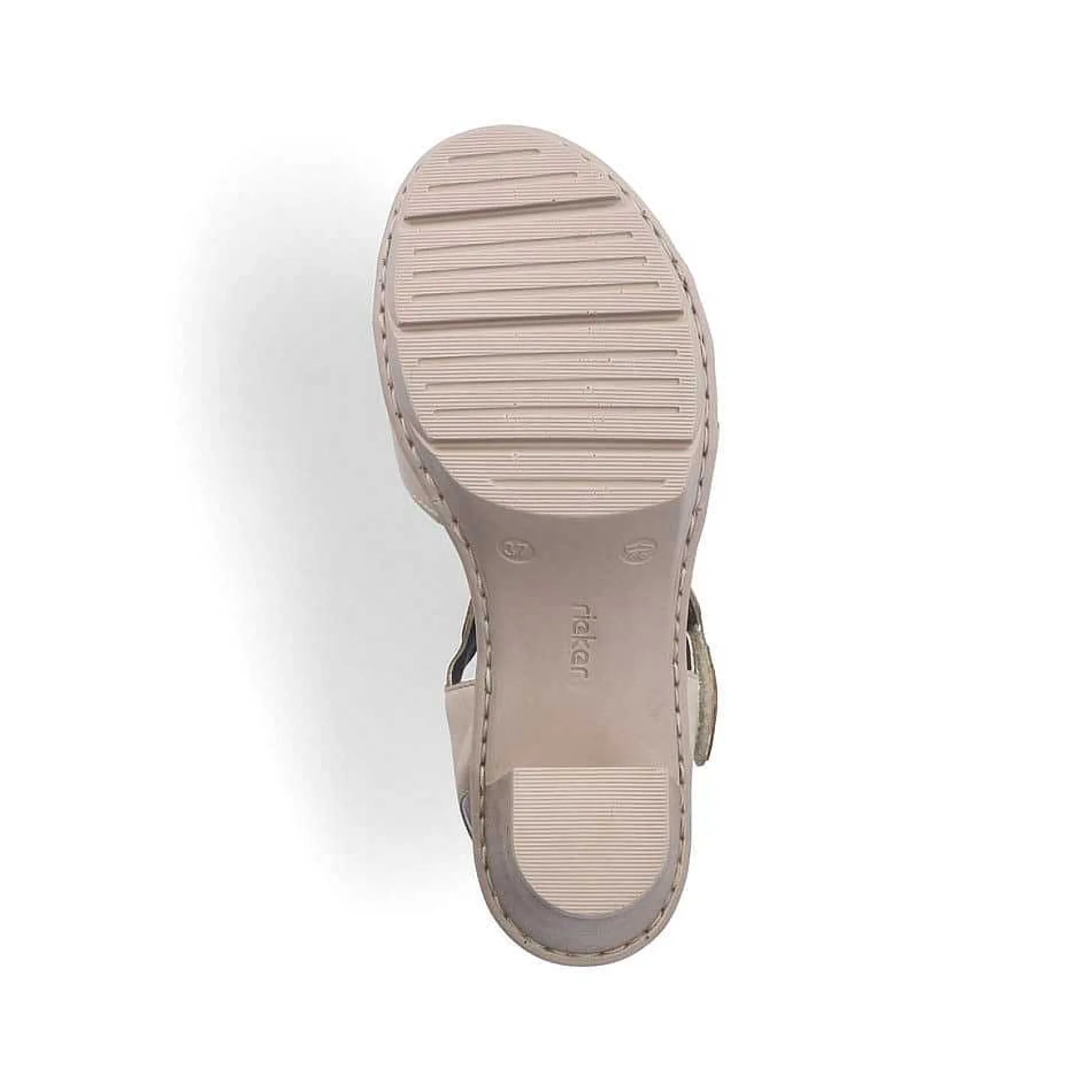 Rieker Heeled Shoes-Women'S Strappy Sandals Light Beige