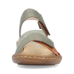 Rieker Sandals & Sandals-Women'S Strappy Sandals Green Grey