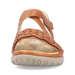Rieker Sandals & Sandals-Women'S Strappy Sandals, Nut Brown