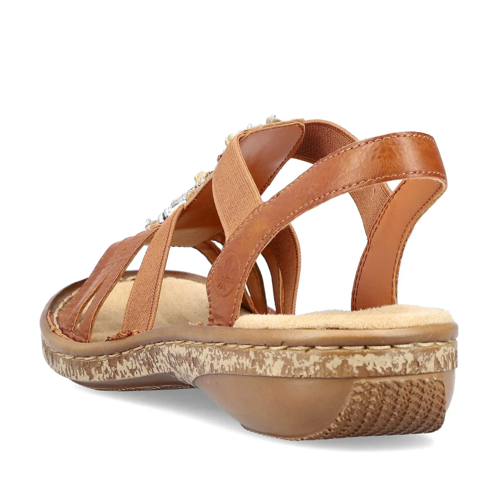 Rieker Sandals & Sandals-Women'S Strappy Sandals Caramel Brown