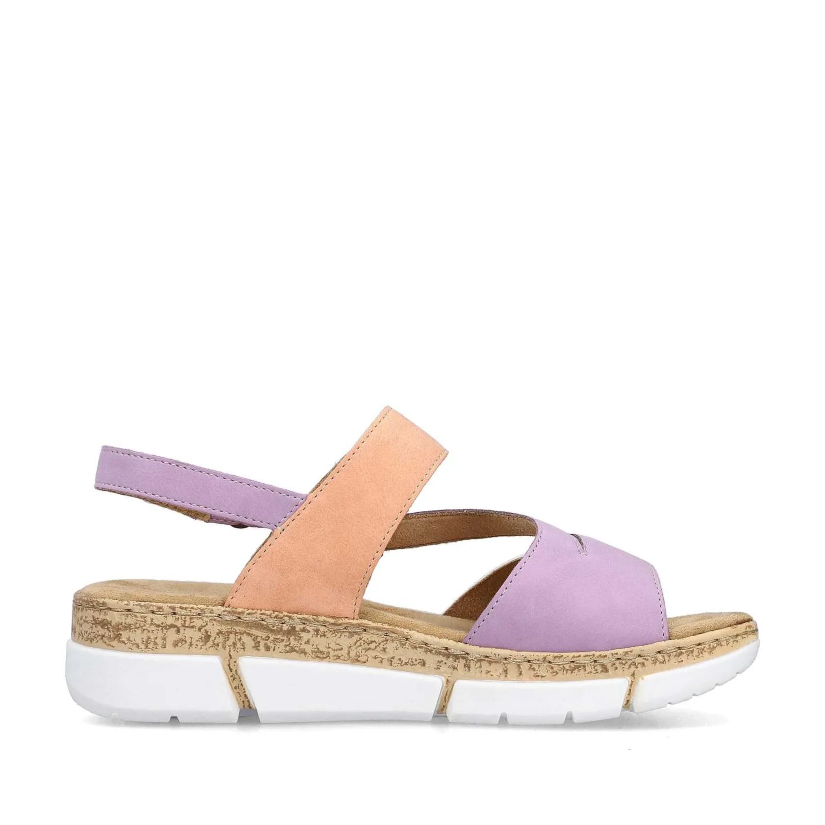 Rieker Colorful Styles-Women'S Strappy Sandals In Pastel Colors