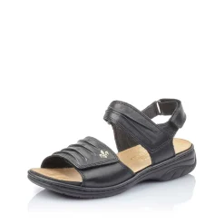 Rieker Sandals & Sandals-Women'S Strappy Sandals Night Black