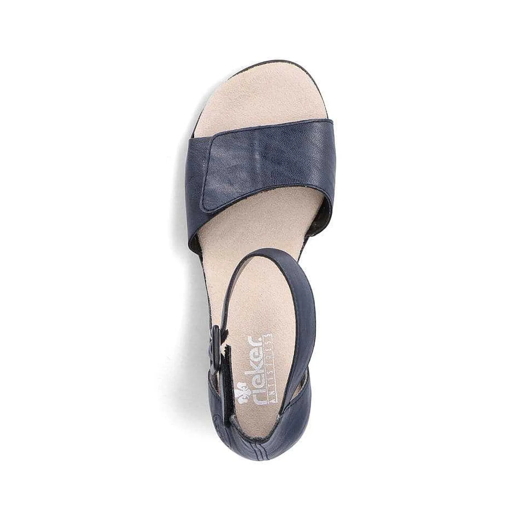 Rieker Heeled Shoes-Women'S Strappy Sandals Navy Blue