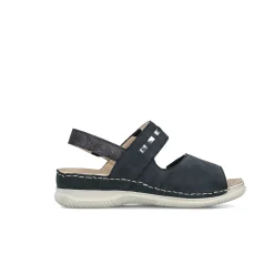 Rieker Sandals & Sandals-Women'S Strappy Sandals Steel Blue