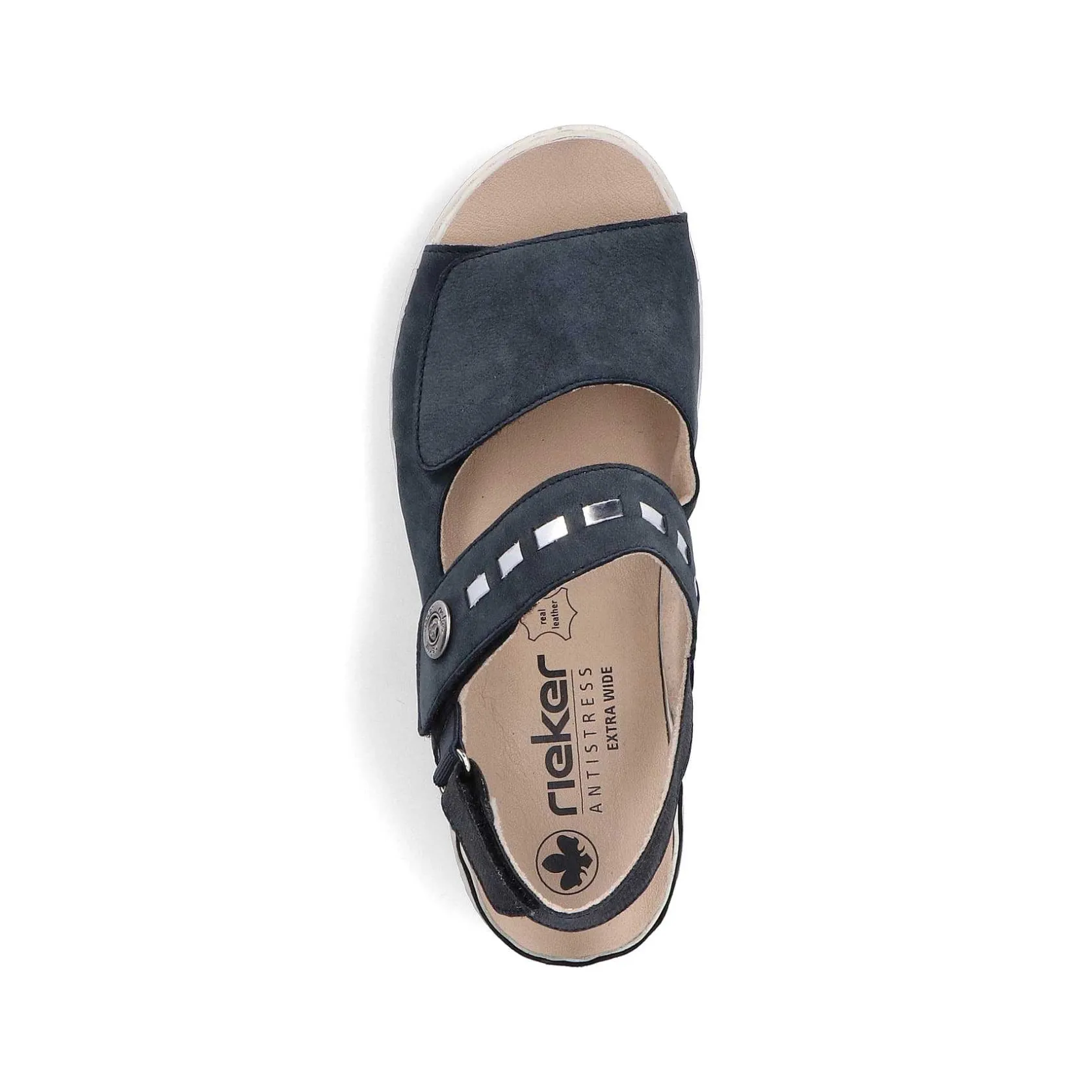 Rieker Sandals & Sandals-Women'S Strappy Sandals Steel Blue