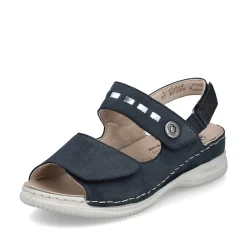 Rieker Sandals & Sandals-Women'S Strappy Sandals Steel Blue
