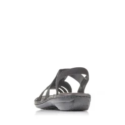 Rieker Sandals & Sandals-Women'S Strappy Sandals Jet Black