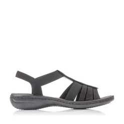 Rieker Sandals & Sandals-Women'S Strappy Sandals Jet Black