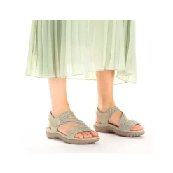 Rieker Vegan-Women'S Strappy Sandals Mint Green
