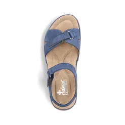 Rieker Sandals & Sandals-Women'S Strappy Sandals Azure Blue