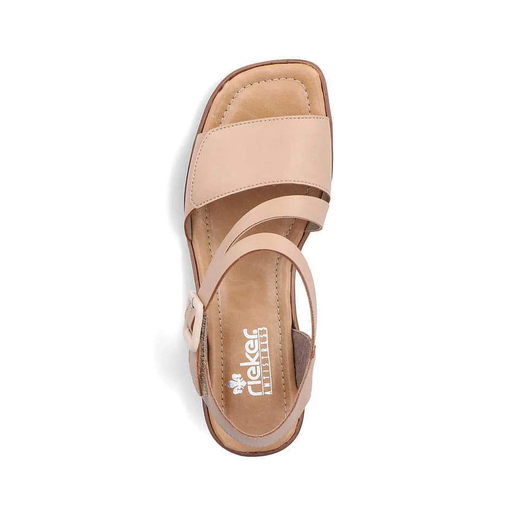 Rieker Heeled Shoes-Women'S Strappy Sandals Beige