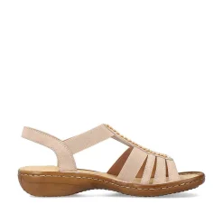 Rieker Sandals & Sandals-Women'S Strappy Sandals Soft Pink