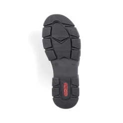 Rieker Vegan-Women'S Strappy Sandals Asphalt Black