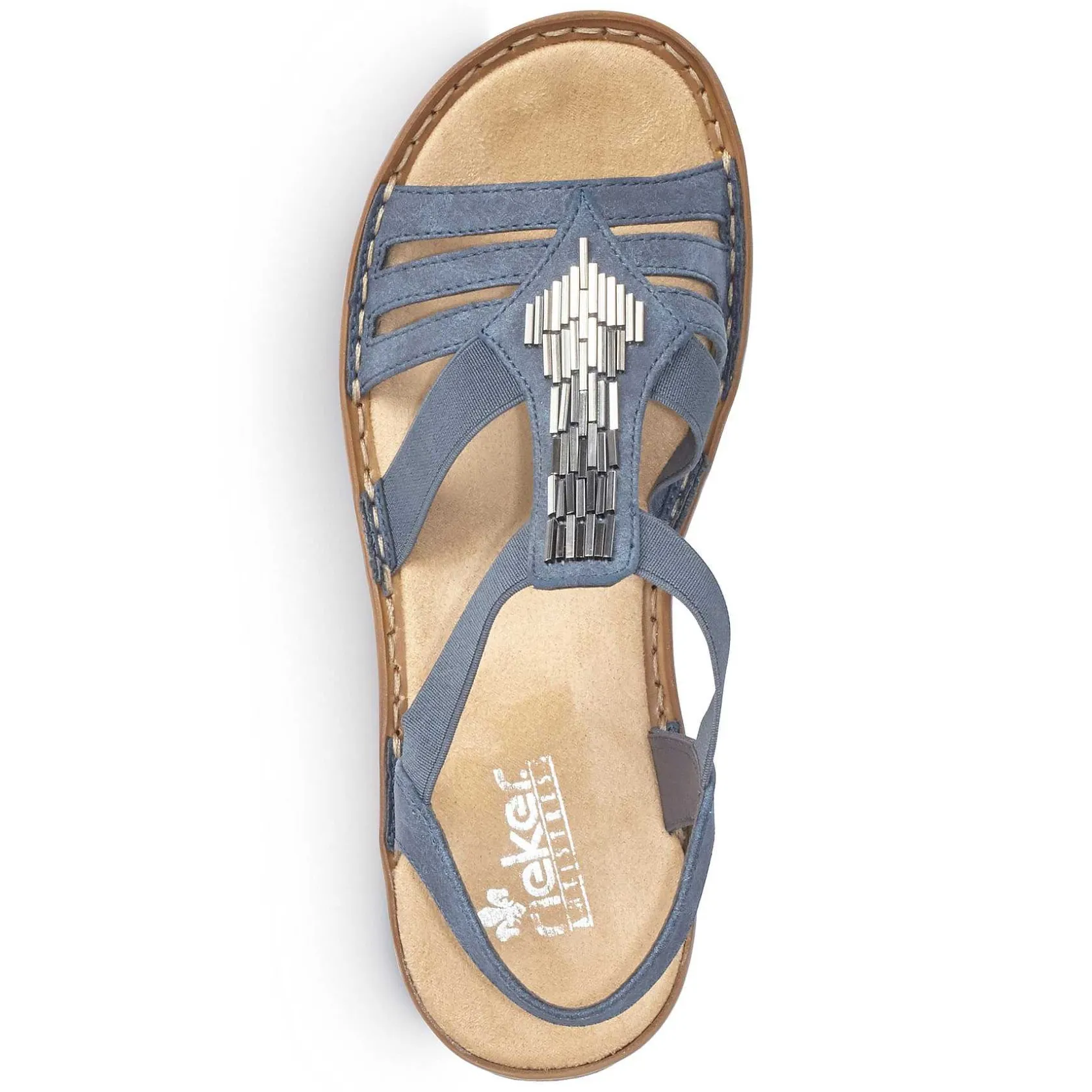 Rieker Sandals & Sandals-Women'S Strappy Sandals Slate Blue