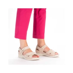 Rieker Sandals & Sandals-Women'S Strappy Sandals Light Beige