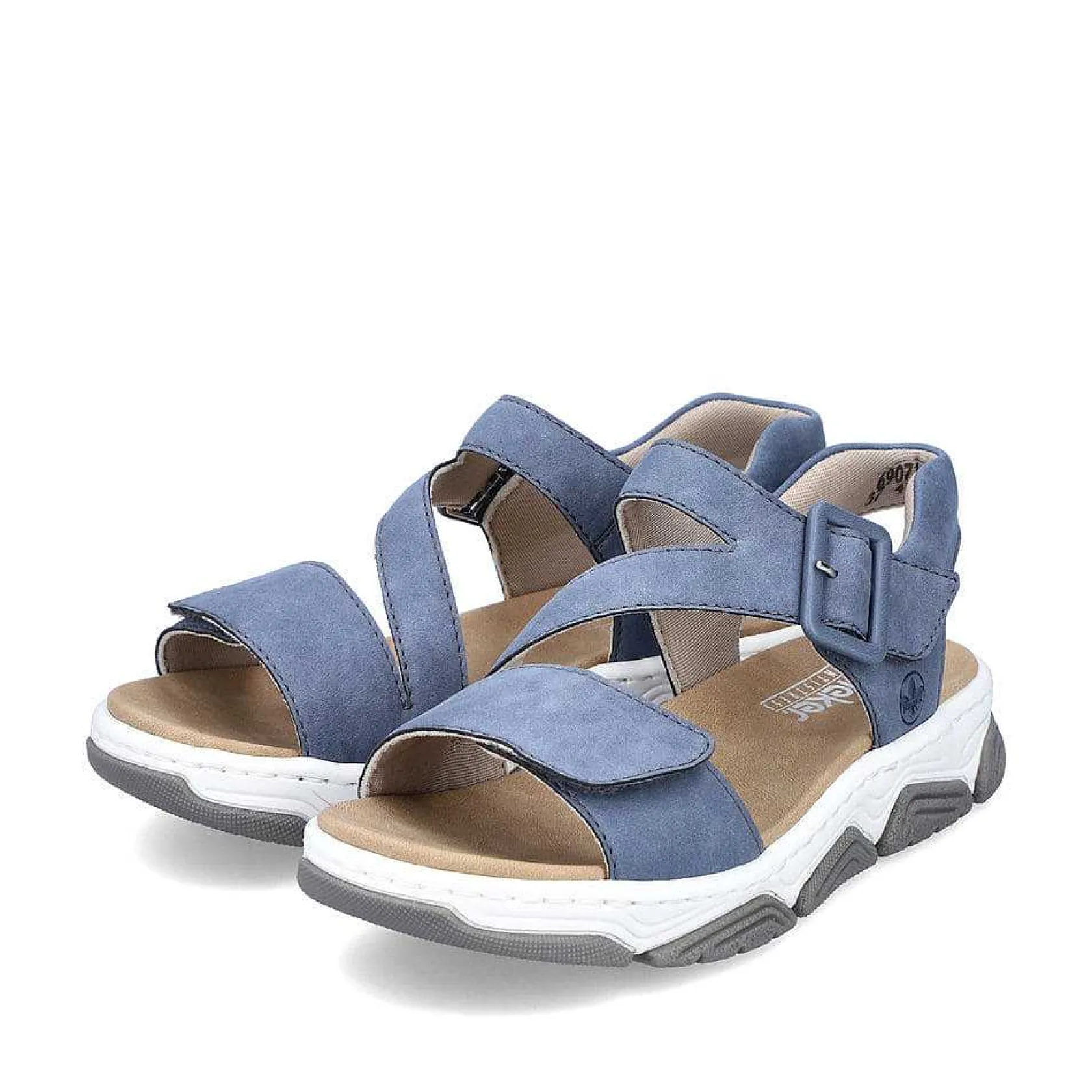 Rieker Sandals & Sandals-Women'S Strappy Sandals Slate Blue