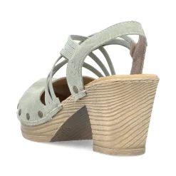 Rieker Heeled Shoes-Women'S Strappy Sandals Mint Green