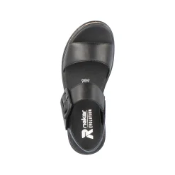Rieker Sandals & Sandals-Women'S Strappy Sandals Midnight Black