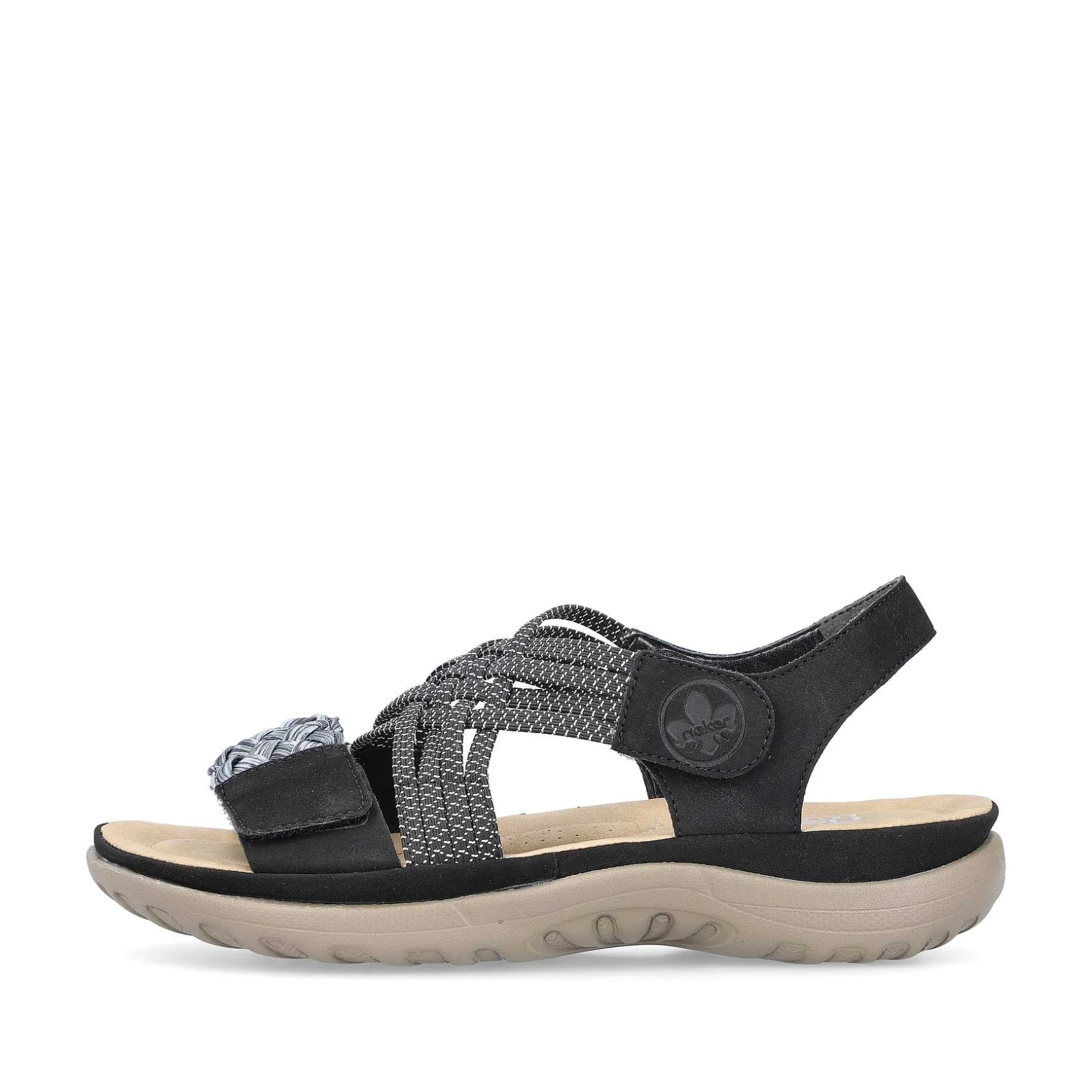Rieker Sandals & Sandals-Women'S Strappy Sandals Night Black