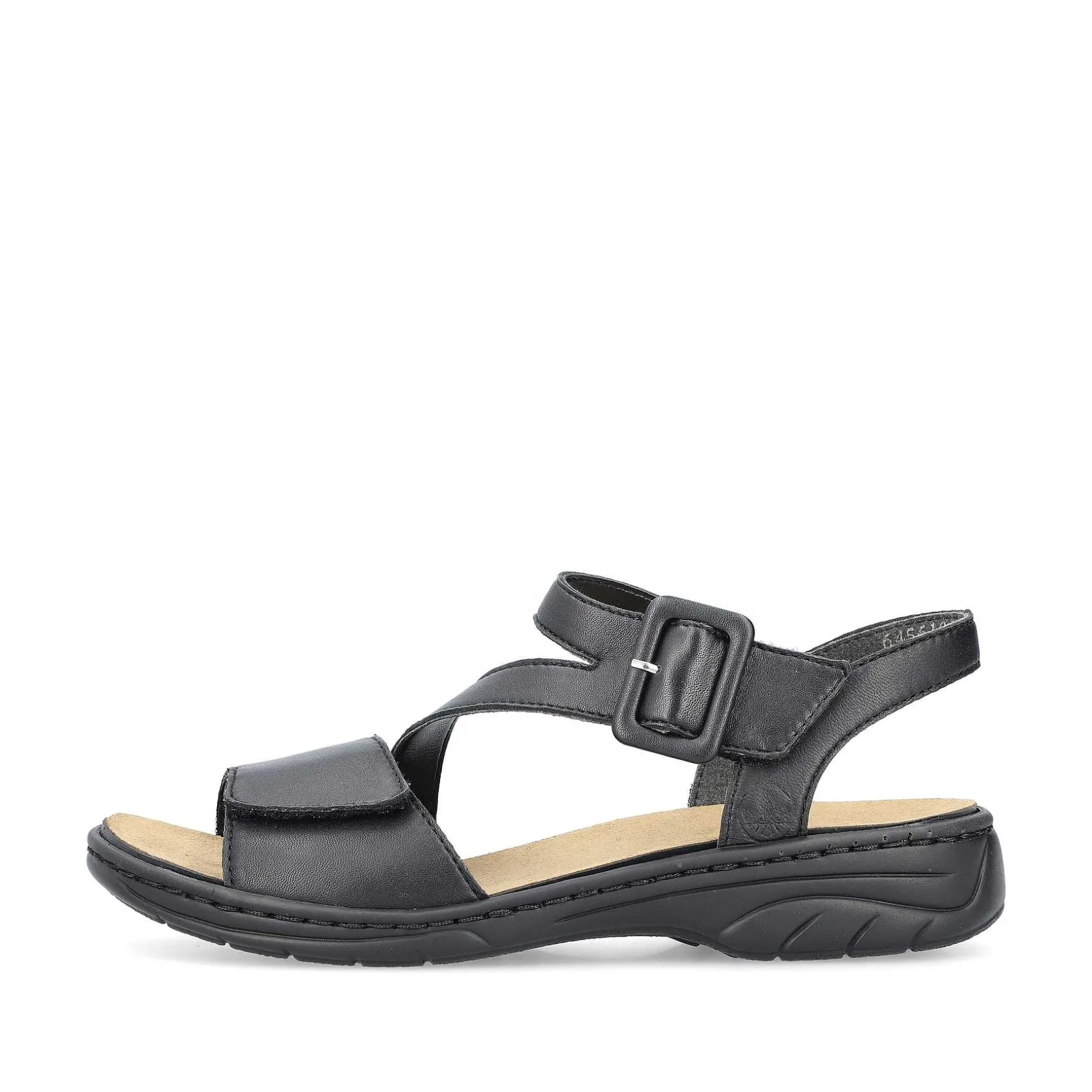 Rieker Sandals & Sandals-Women'S Strappy Sandals Asphalt Black