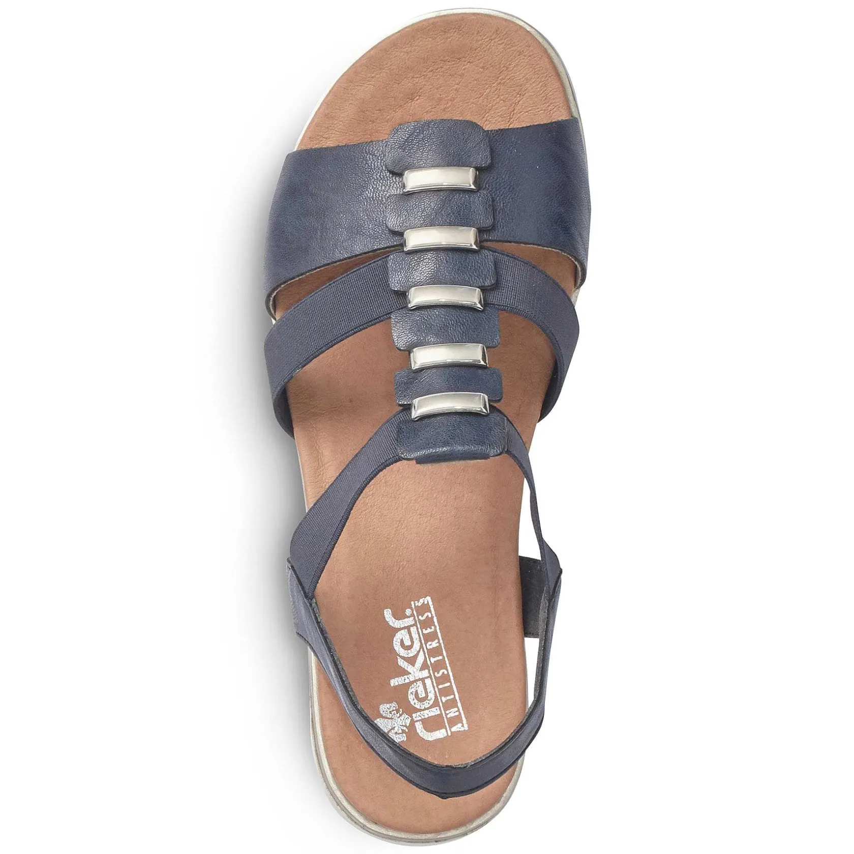 Rieker Sandals & Sandals-Women'S Strappy Sandals Navy Blue