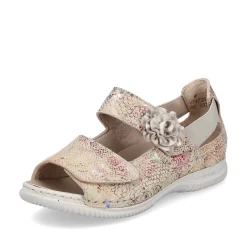 Rieker Sandals & Sandals-Women'S Strappy Sandals Multi-Cream