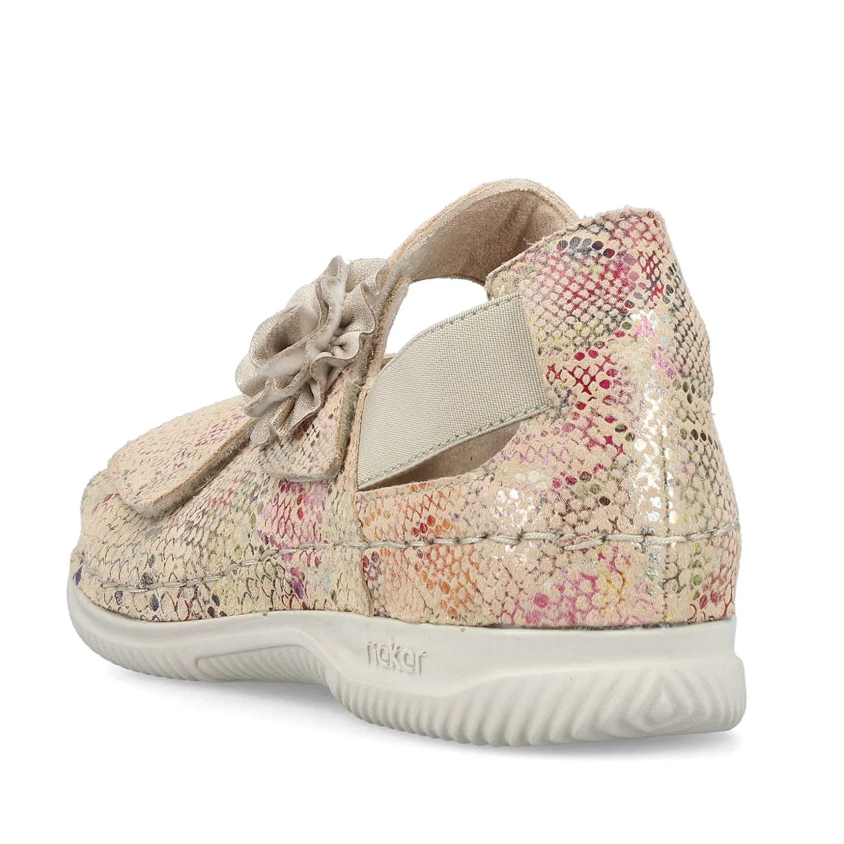 Rieker Sandals & Sandals-Women'S Strappy Sandals Multi-Cream