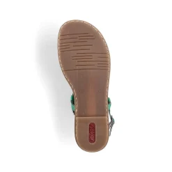 Rieker Colorful Styles-Women'S Strappy Sandals Leaf Green