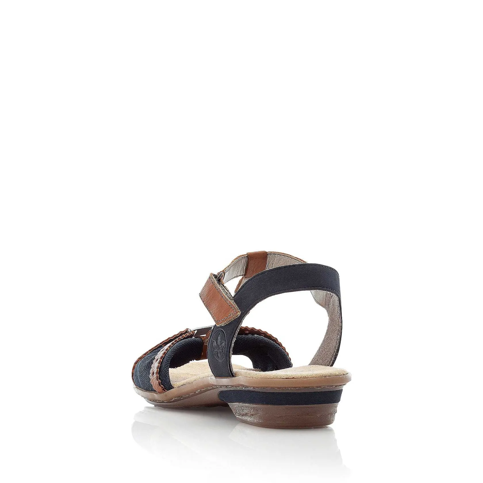 Rieker Sandals & Sandals-Women'S Strappy Sandals Sea Blue-Brown