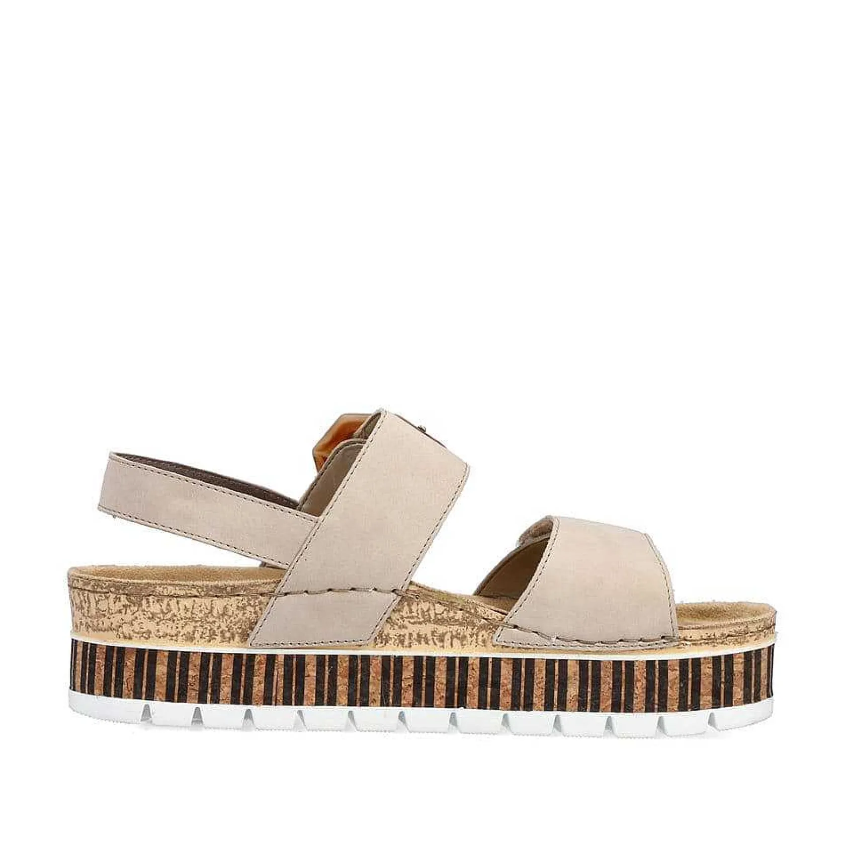 Rieker Sandals & Sandals-Women'S Strappy Sandals Sand Beige