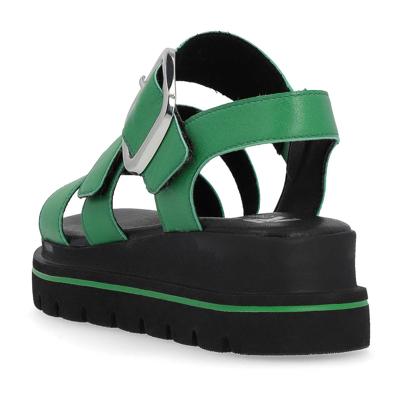 Rieker Colorful Styles-Women'S Strappy Sandals Emerald Green