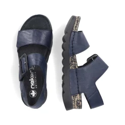 Rieker Sandals & Sandals-Women'S Strappy Sandals Steel Blue