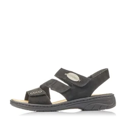Rieker Sandals & Sandals-Women'S Strappy Sandals Jet Black