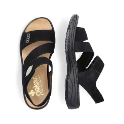 Rieker Sandals & Sandals-Women'S Strappy Sandals Jet Black