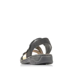 Rieker Sandals & Sandals-Women'S Strappy Sandals Jet Black