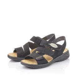 Rieker Sandals & Sandals-Women'S Strappy Sandals Jet Black